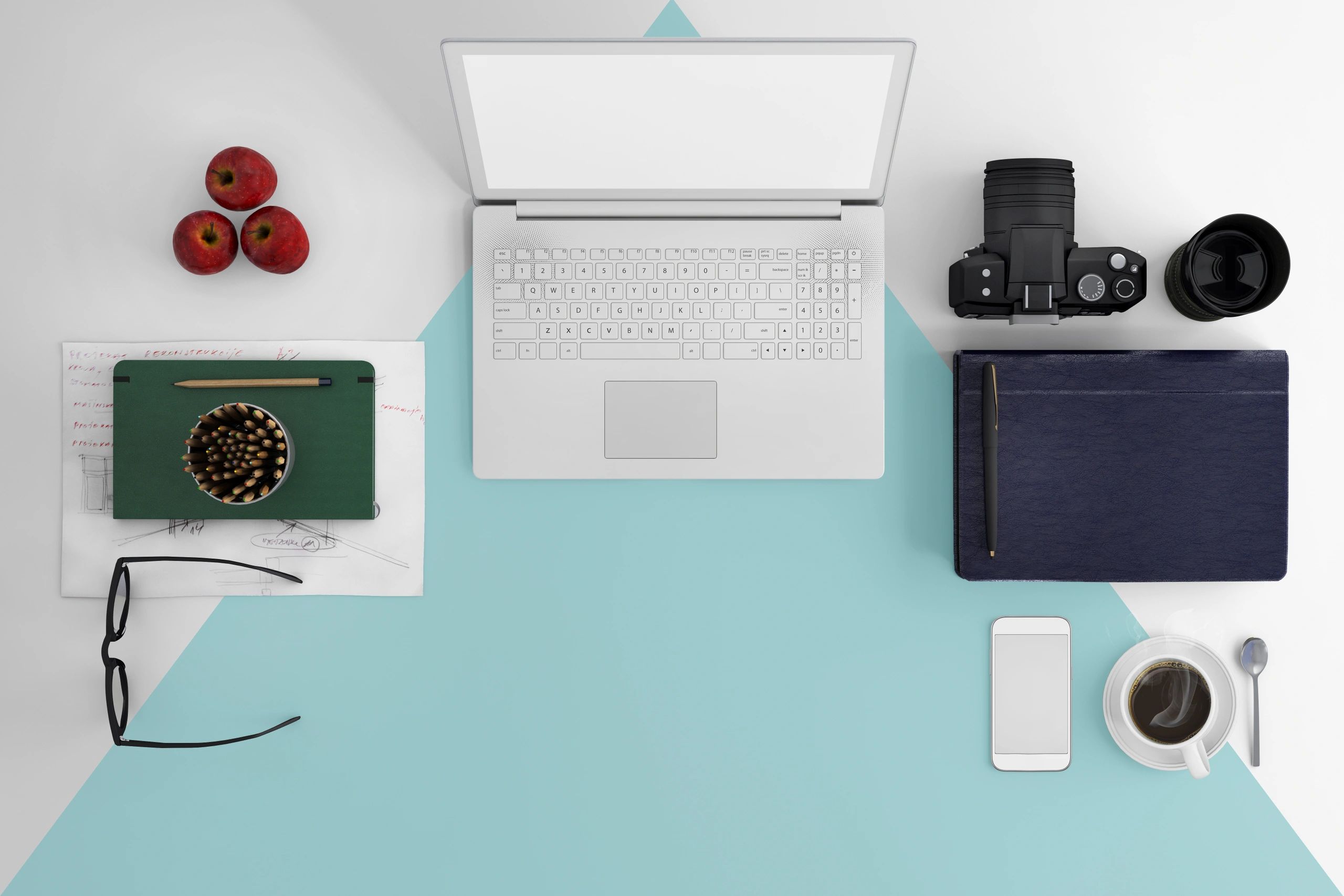 Workspace used for strategic content planning